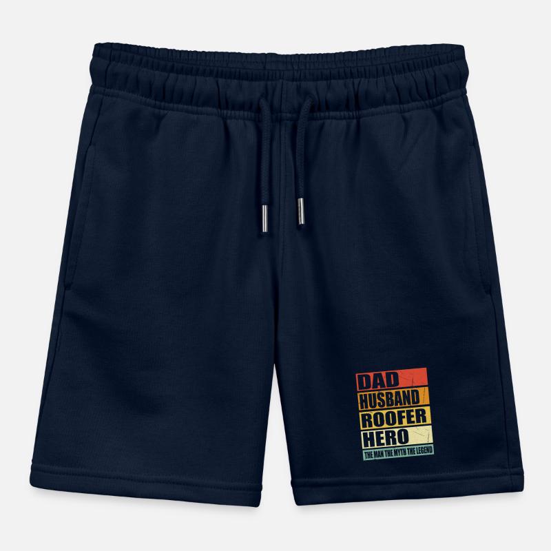Vater Ehemann Dachdecker Held Kinder Organic Joggingshorts Mini Bolter von Stanley/Stella