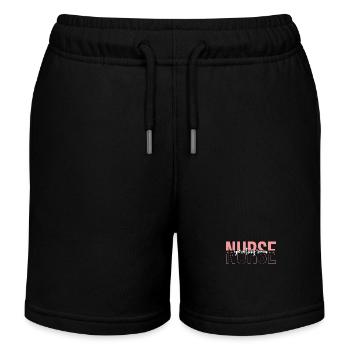 OP-Schwester Operation Krankenschwester - Kinder Organic Joggingshorts Mini Bolter von Stanley/Stella - Navy - Vorne