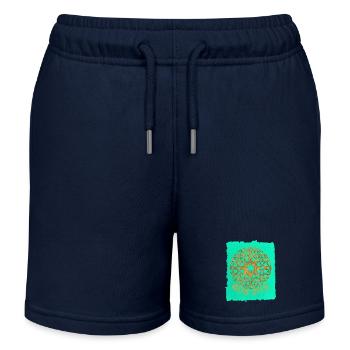 Nœud celtique 18 E 95 - Short de jogging enfant bio Stanley/Stella - bleu marine - Devant