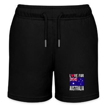 Australia Souvenir - Kids Organic Sweat Shorts by Stanley/Stella - navy - Front