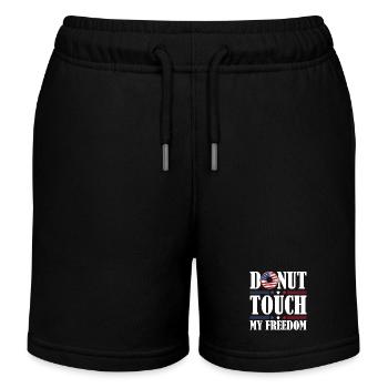 Donut Touch My Freedom 4 juillet Pâtisserie - Short de jogging enfant bio Stanley/Stella - bleu marine - Devant