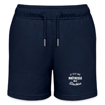 Je Suis Une Maîtresse Qui Déchire - Short de jogging enfant bio Stanley/Stella - bleu marine - Devant