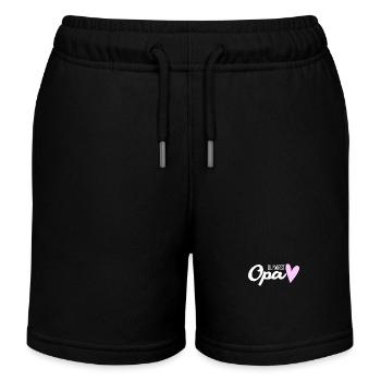 Opa - Opa werden - Schwangerschaft verkünden - Kinder Organic Joggingshorts Mini Bolter von Stanley/Stella - Navy - Vorne
