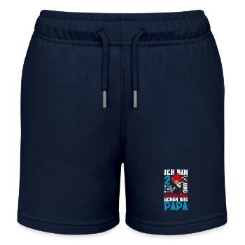 Ich bin 2 - Mädchen Rocker - Kinder Organic Joggingshorts Mini Bolter von Stanley/Stella - Navy - Vorne