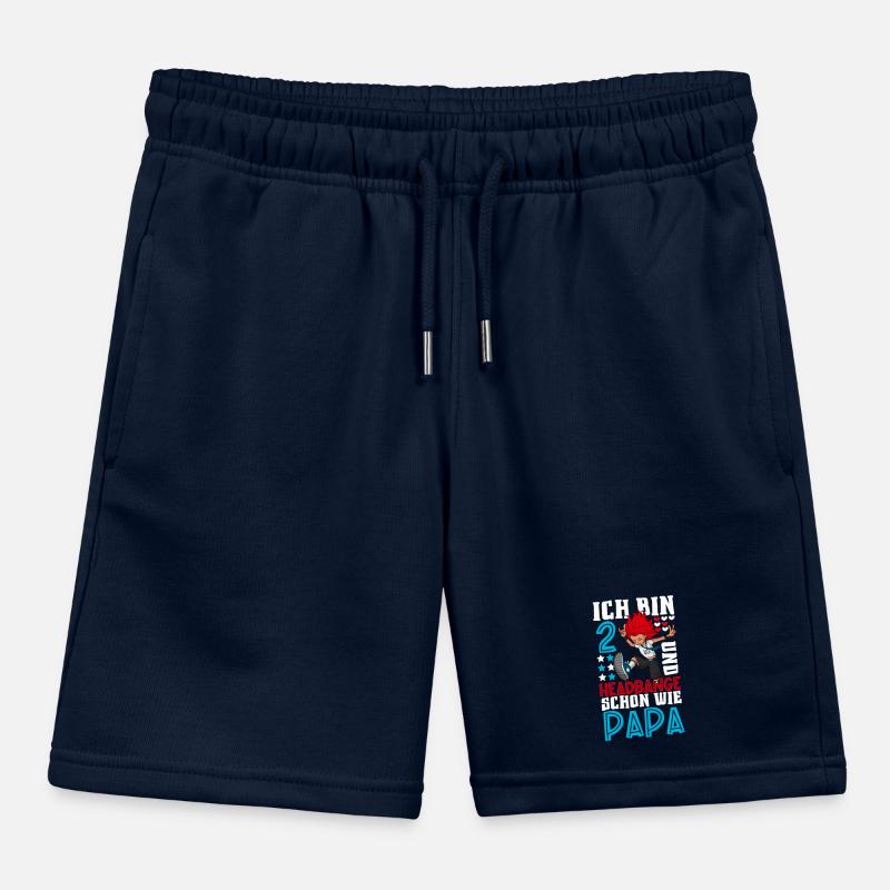 Ich bin 2 - Mädchen Rocker Kinder Organic Joggingshorts Mini Bolter von Stanley/Stella