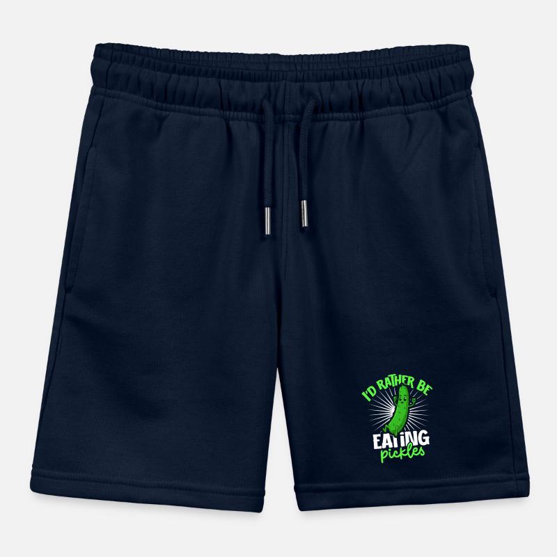Je préfère manger des cornichons - Concombre Short de jogging enfant bio Stanley/Stella