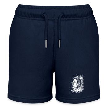 Offroad Splash Style Rennsport Geländefahrt - Kinder Organic Joggingshorts Mini Bolter von Stanley/Stella - Navy - Vorne