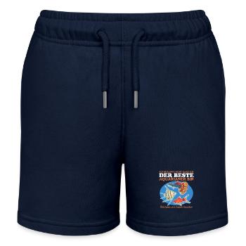 Aquaristik Aquarium Aquarianer Zierfisch Geschenk - Kinder Organic Joggingshorts Mini Bolter von Stanley/Stella - Navy - Vorne