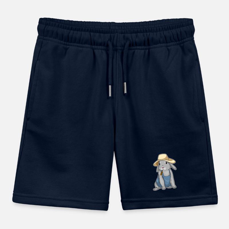 Rabbit Farmer Wheat Kids Organic Sweat Shorts by Stanley/Stella