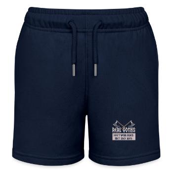 Real Goths Dont Wear Black Sack Rome Geschichte - Kinder Organic Joggingshorts Mini Bolter von Stanley/Stella - Navy - Vorne