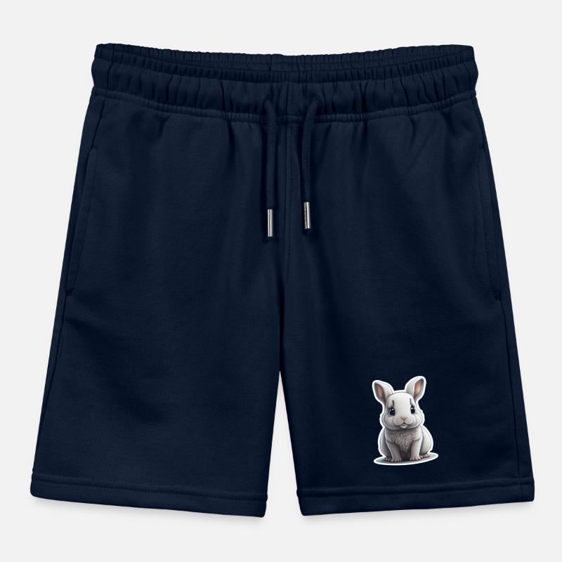 Rabbit Rabbit Bunny Floppy Ear Kids Organic Sweat Shorts by Stanley/Stella