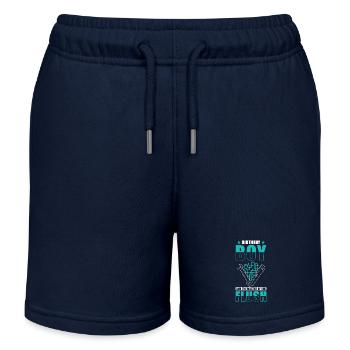 Klempner Geburtstagsgeschenk - Kinder Organic Joggingshorts Mini Bolter von Stanley/Stella - Navy - Vorne