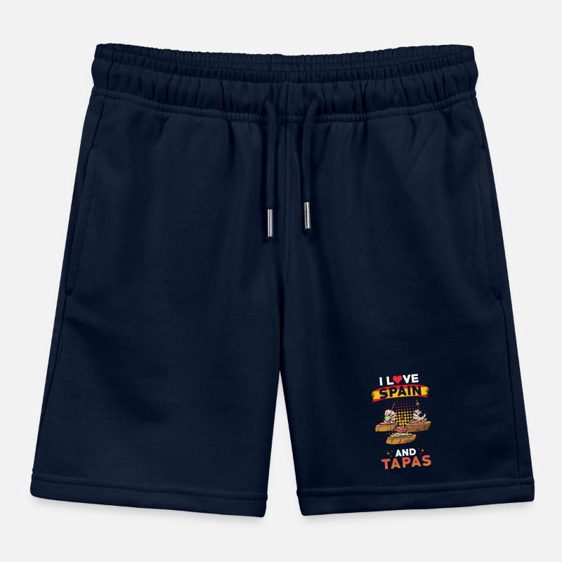 Tapas Spanien Spanische Küche Kinder Organic Joggingshorts Mini Bolter von Stanley/Stella