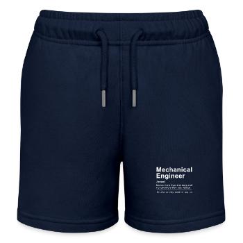 Definition of Mechanical Engineer - Kids Organic Sweat Shorts by Stanley/Stella - navy - Front