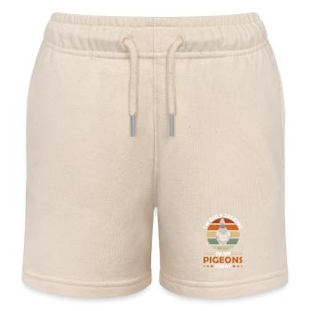 Geschenk Des Taubenbesitzers - Kinder Organic Joggingshorts Mini Bolter von Stanley/Stella - Natur - Vorne