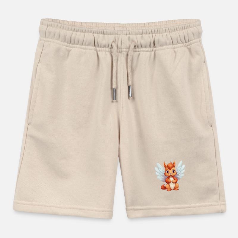 Süßes Eichhörnchen-Engel-Comic Kinder Organic Joggingshorts Mini Bolter von Stanley/Stella
