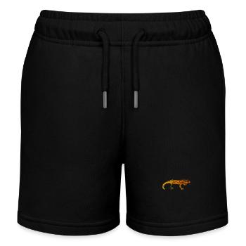 Colorful Gecko - Kids Organic Sweat Shorts by Stanley/Stella - navy - Front