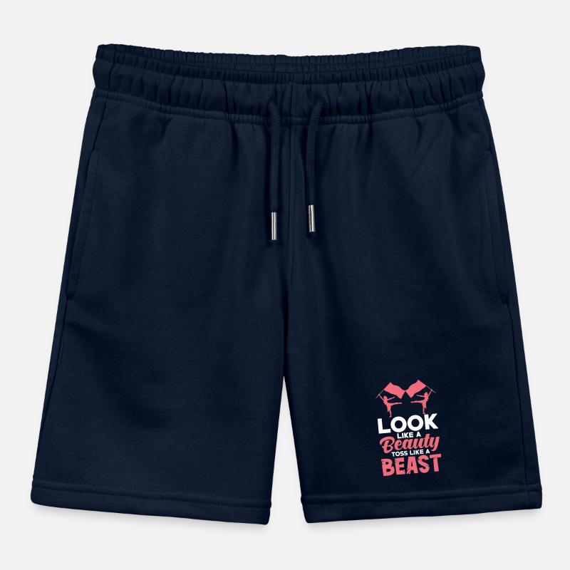Drapeau de garde de couleur Lancer Short de jogging enfant bio Stanley/Stella