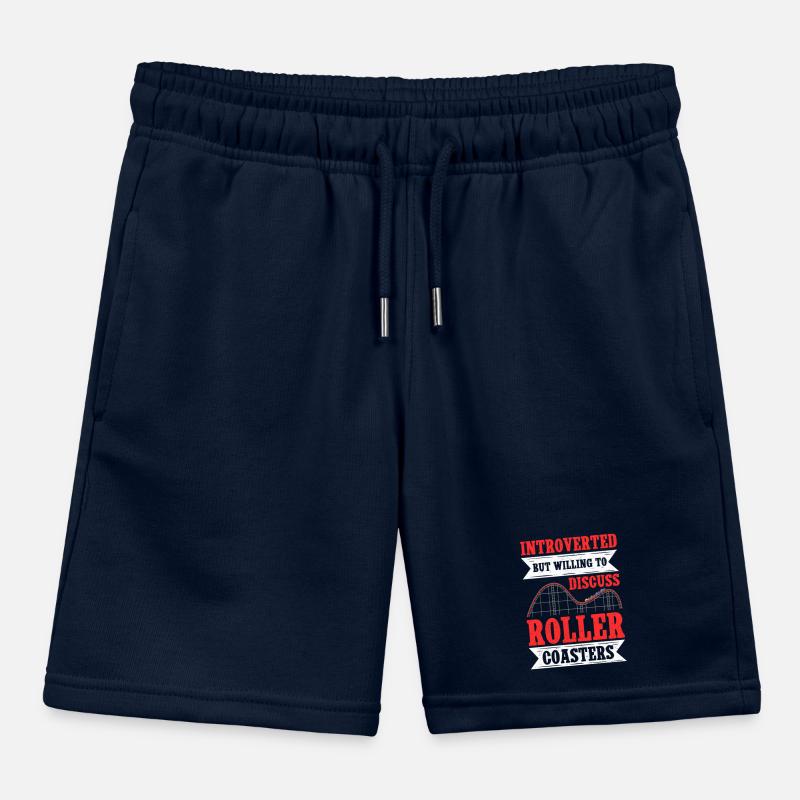 Roller Coaster Roller Coaster Roller Coaster Gift Kids Organic Sweat Shorts by Stanley/Stella