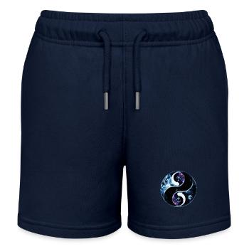 Yin Yang - Short de jogging enfant bio Stanley/Stella - bleu marine - Devant