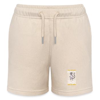 I love ring-tailed lemurs - ring-tailed lemurs - Kids Organic Sweat Shorts by Stanley/Stella - soft Ecru - Front