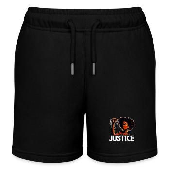 Justice - Short de jogging enfant bio Stanley/Stella - bleu marine - Devant