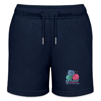 Crochet au Crochet | Crochet Crochet Cadeau - Short de jogging enfant bio Stanley/Stella - bleu marine - Devant