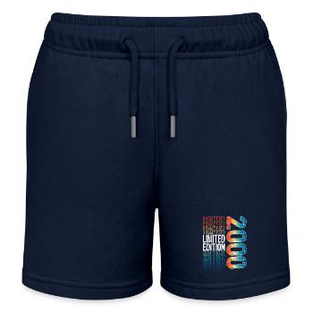 Limited Edition seit 2000 Geburtstag Vintage 2000 - Kinder Organic Joggingshorts Mini Bolter von Stanley/Stella - Navy - Vorne