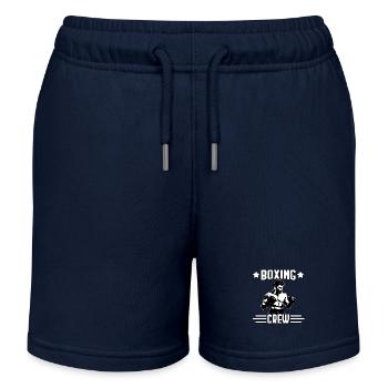 Boxing Crew - Kids Organic Sweat Shorts by Stanley/Stella - navy - Front