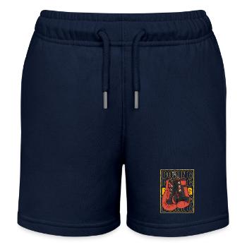 Boxing - Kids Organic Sweat Shorts by Stanley/Stella - navy - Front