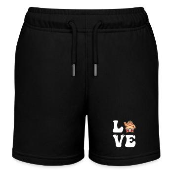 Amour sumo - Short de jogging enfant bio Stanley/Stella - bleu marine - Devant