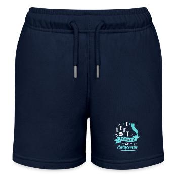 Kalifornien Souvenir Liebe - Kinder Organic Joggingshorts Mini Bolter von Stanley/Stella - Navy - Vorne