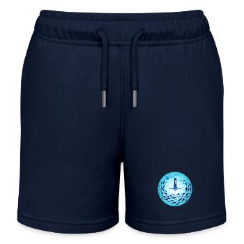 Blau würde Blue Would - Kids Organic Sweat Shorts by Stanley/Stella - navy - Front