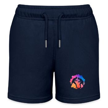 Wrestling - Kids Organic Sweat Shorts by Stanley/Stella - navy - Front