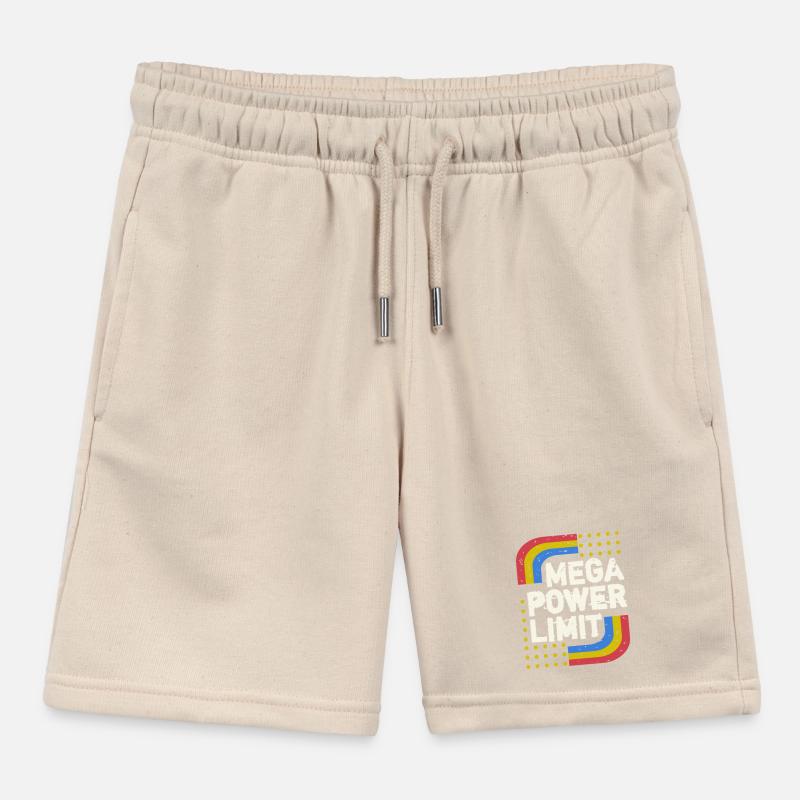 Mega power limit Kids Organic Sweat Shorts by Stanley/Stella