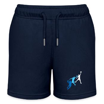 Basketball basketball basketball player - Kids Organic Sweat Shorts by Stanley/Stella - navy - Front