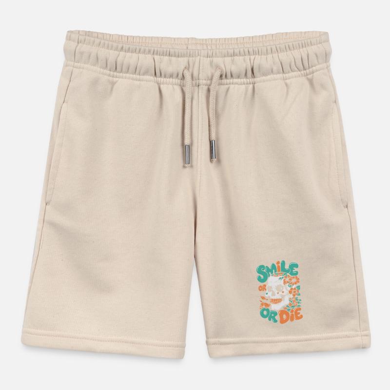 LÄCHELN ODER STERBEN Kinder Organic Joggingshorts Mini Bolter von Stanley/Stella