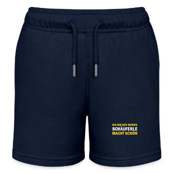 German food Schäuferle Franconia dialect - Kids Organic Sweat Shorts by Stanley/Stella - navy - Front