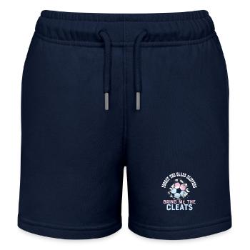 forg Funny Football Oublier Les Pantoufles De Verre Apporter - Short de jogging enfant bio Stanley/Stella - bleu marine - Devant