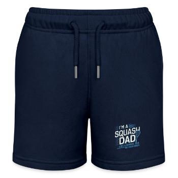 Je suis un papa de squash, juste un grand-père beaucoup plus cool. - Short de jogging enfant bio Stanley/Stella - bleu marine - Devant