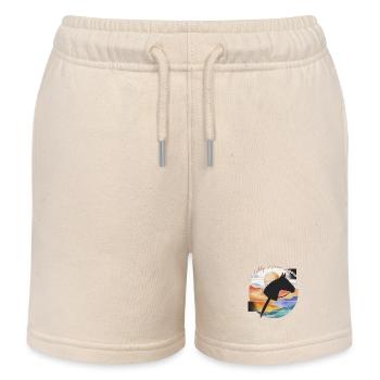 Dada - Short de jogging enfant bio Stanley/Stella - écru doux - Devant