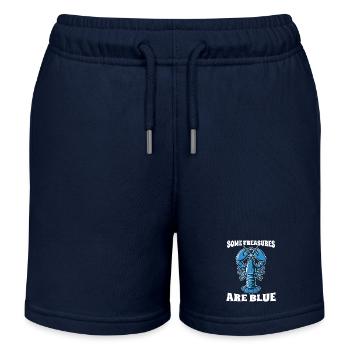 Blauer Hummer Einige Schätze sind Blue Maine - Kinder Organic Joggingshorts Mini Bolter von Stanley/Stella - Navy - Vorne