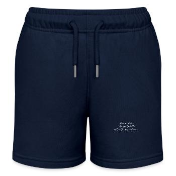If the bass is missing everything is so empty - - Kids Organic Sweat Shorts by Stanley/Stella - navy - Front