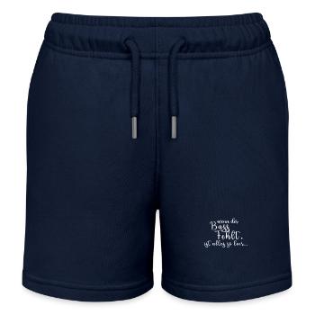 If the bass is missing everything is so empty - - Kids Organic Sweat Shorts by Stanley/Stella - navy - Front