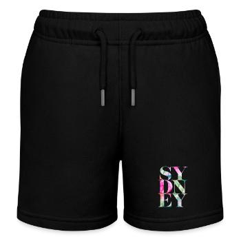 Motif d’aquarelle souvenir de Sydney - Short de jogging enfant bio Stanley/Stella - bleu marine - Devant