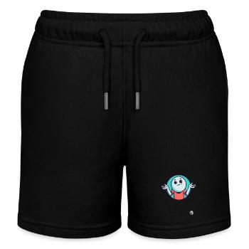 Tja, was soll's – keine Ahnung - Kinder Organic Joggingshorts Mini Bolter von Stanley/Stella - Navy - Vorne