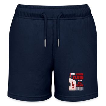 Liquide de clignotant gratuit avec vidange d’huile - Short de jogging enfant bio Stanley/Stella - bleu marine - Devant