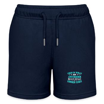 So Sieht Ein Fantastischer Lackierer Aus - - Kinder Organic Joggingshorts Mini Bolter von Stanley/Stella - Navy - Vorne