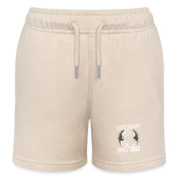 Legendary since 2022 - Diving Diver Birthday - Kids Organic Sweat Shorts by Stanley/Stella - soft Ecru - Front