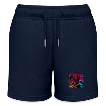 Wikinger - Kinder Organic Joggingshorts Mini Bolter von Stanley/Stella - Navy - Vorne